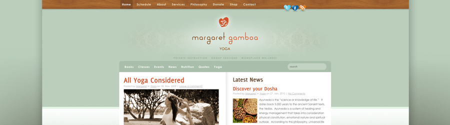 Yoga Wordpress Website